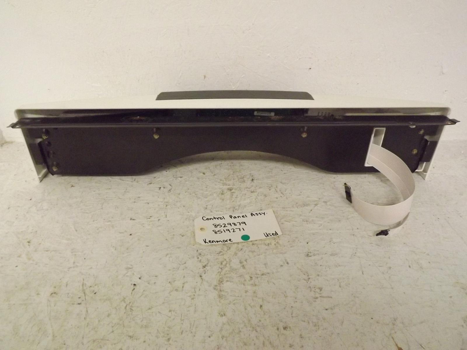 Kenmore Dryer 8529879 8519271 Control Panel Assembly Used Kenmore Dryer 8529879 8519271 Control Panel Assembly Used